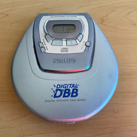 Philips Portable CD player, CDRW Compatible, digital dbb - Picture 1 of 9